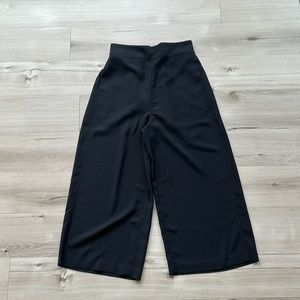 Madewell wide leg black trouser